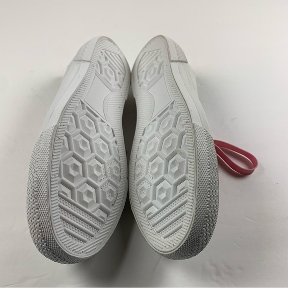 Bp Greta White Canvas‎ Shoes Womens Size 6 Pink Lace Up NWOB 7328 - Picture 7 of 9